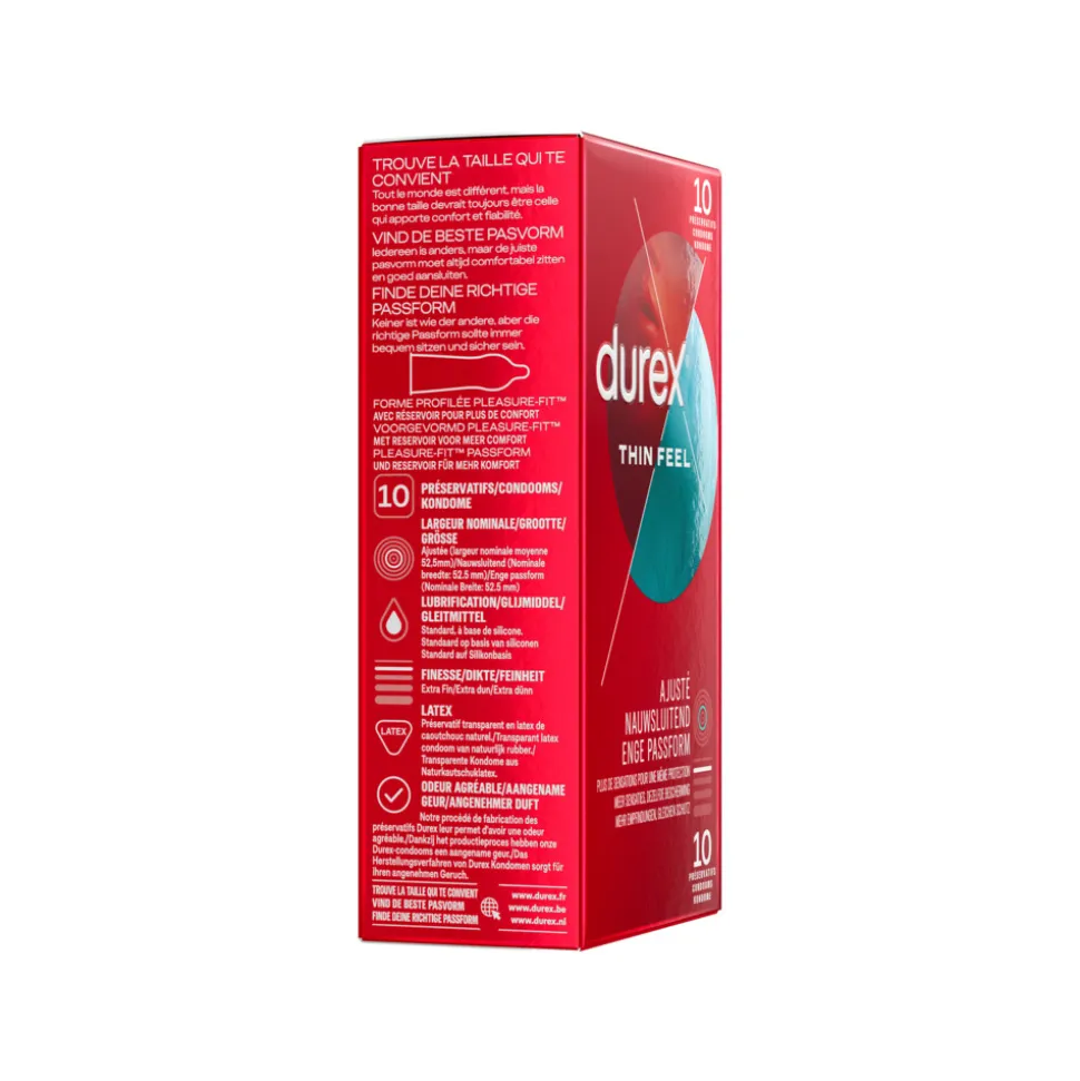 Durex Condooms Thin Feel Close Fit 10 stuks