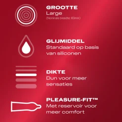 Durex Condooms Thin Feel XL 10 stuks