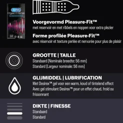 Durex - Orgasm Intense Condooms 10 stuks & Performa Condooms 10 stuks Pakket