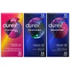 Durex - Pleasure Me Condooms 10 stuks, Orgasm Intense Condooms 10 stuks & Performa Condooms10 stuks - Pakket