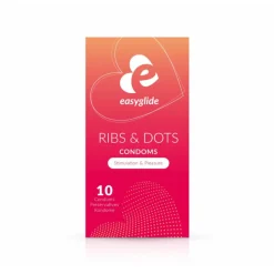 Easyglide Condooms Ribs & Dots 10 stuks