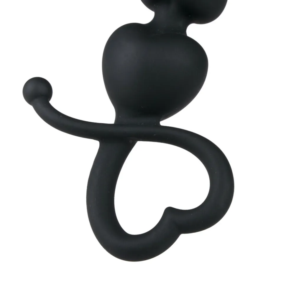Easytoys Anaal Kralen met Hartje Zwart