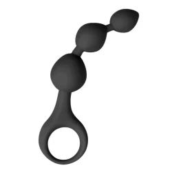 Easytoys Siliconen Anale Kralen Dildo Zwart