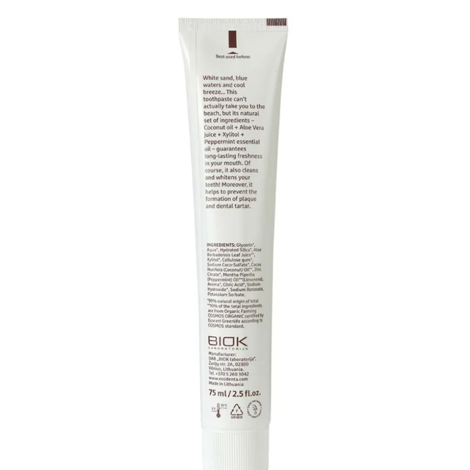 Ecodenta Tandpasta Organic Coconut 75 ml