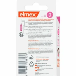 Elmex Interdentale Ragers 0,6 mm Roze ISO Maat 0 8 stuks