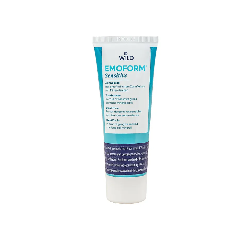 Emoform Tandpasta Sensitive Fluoride 75 ml