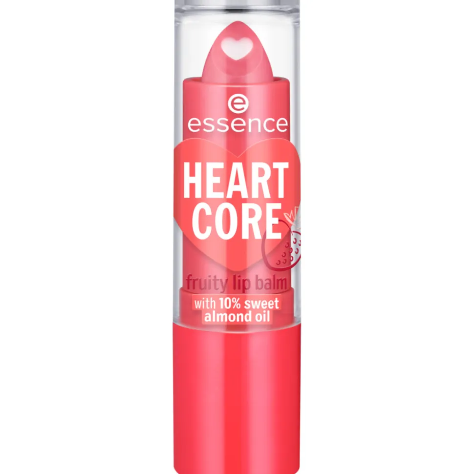 essence Heart Core Fruity Lip Balm 02 Sweet Strawberry 3 gr