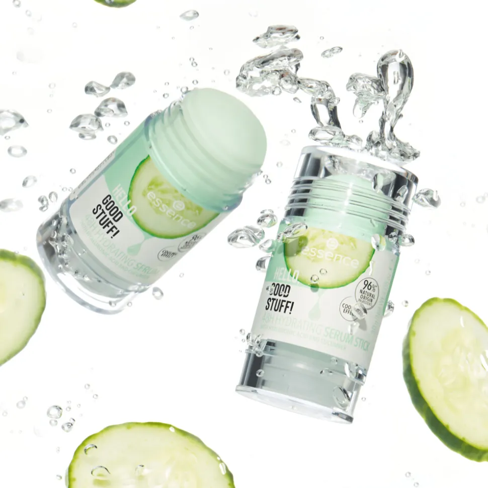 essence Hello, Good Stuff! 48h Hydrating Serum Stick Hyaluronic Acid & Cucumber 30 gr
