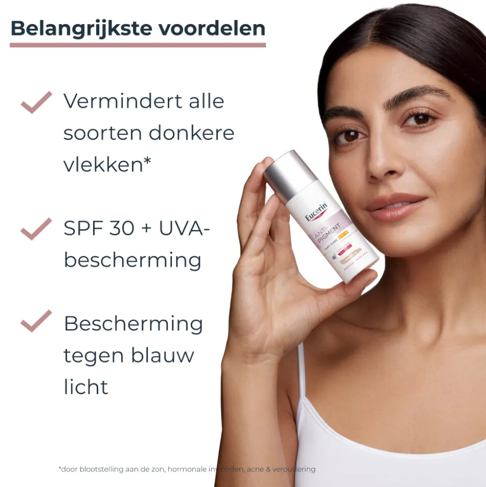 Eucerin Anti-Pigment Dagcrème Dagcrème Tinted SPF30 Medium 50 ml