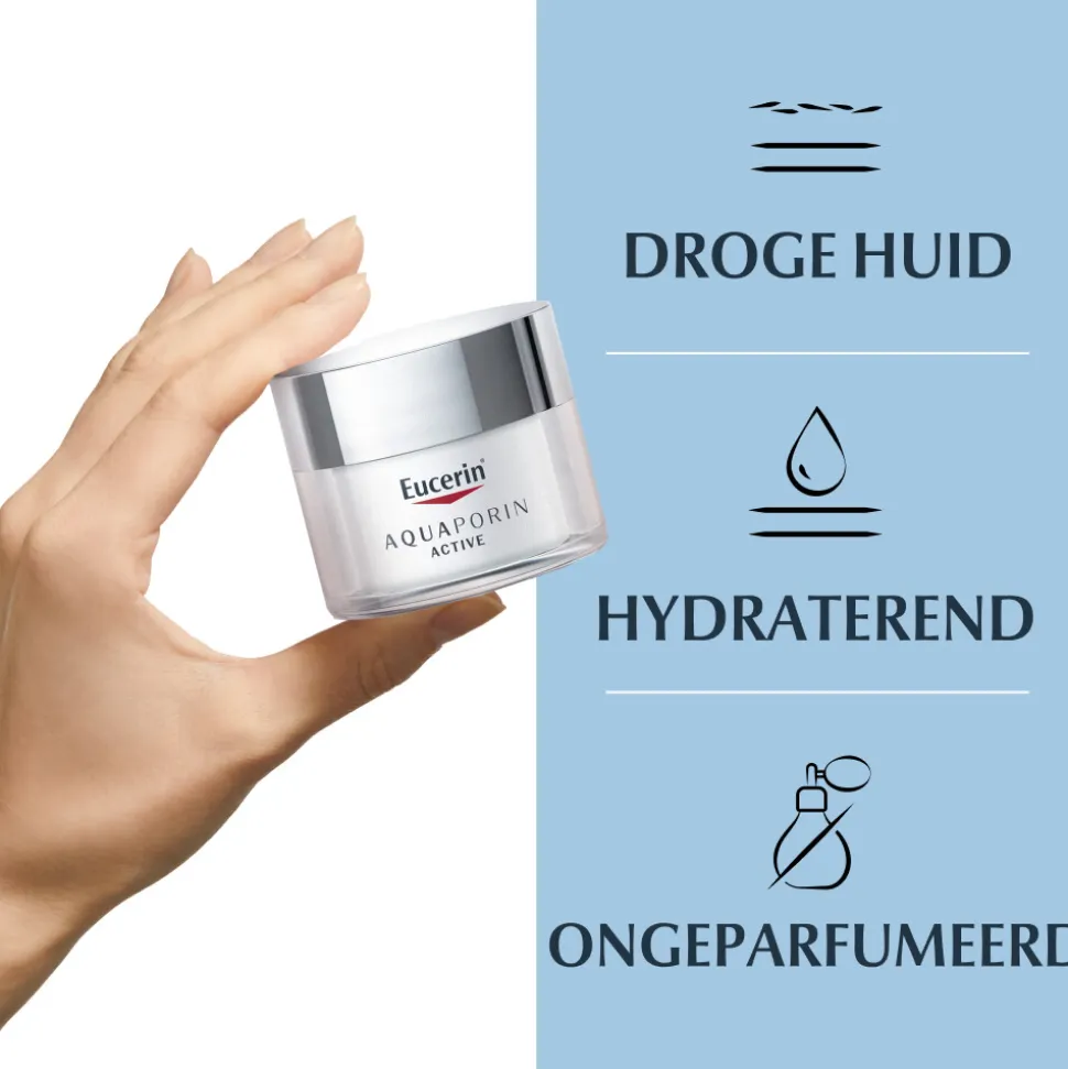 Eucerin AQUAporin Active Hydraterende Crème Rijke Textuur 50 ml