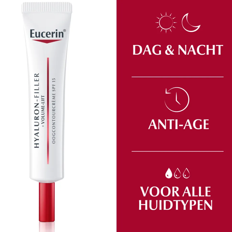 Eucerin Hyaluron-Filler + Volume-Lift Oogcontourcrème SPF 15 15 ml