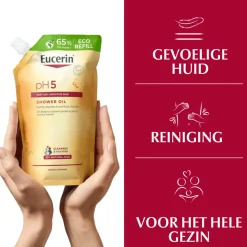 Eucerin pH5 Doucheolie Navulverpakking 400 ml