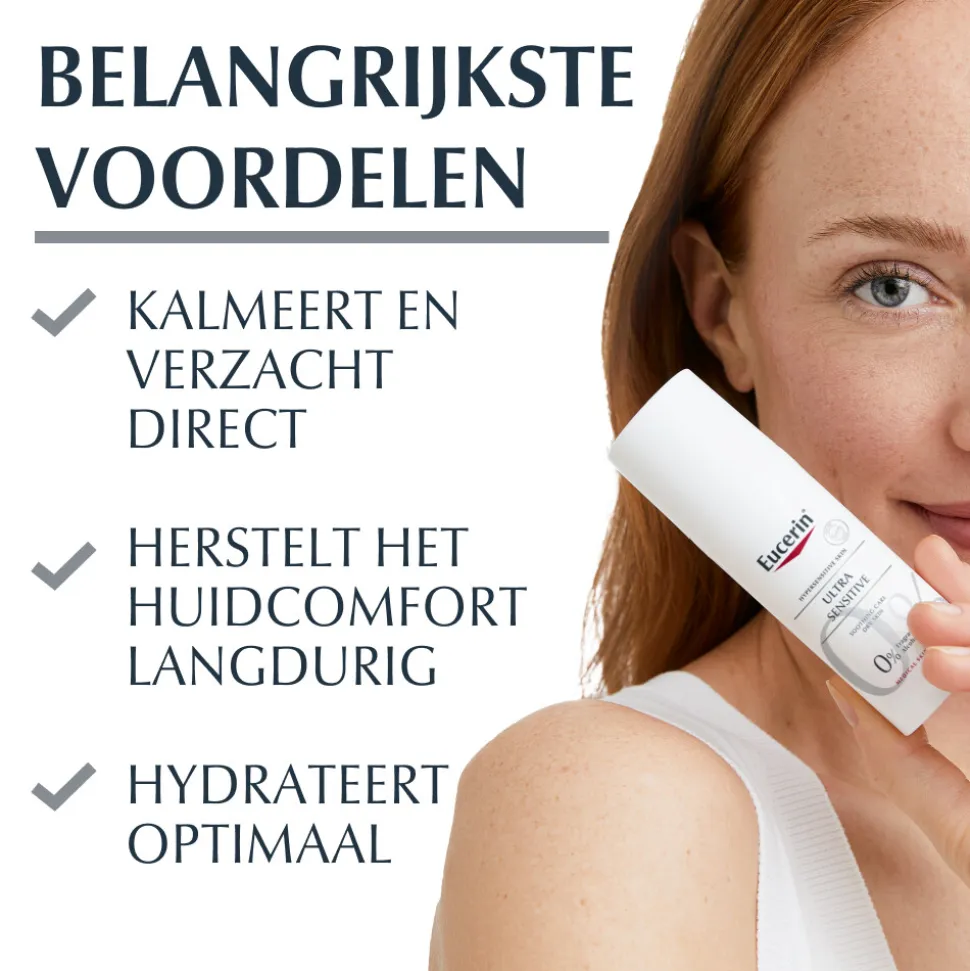 Eucerin UltraSENSITIVE Kalmerende Crème Droge Huid 50 ml