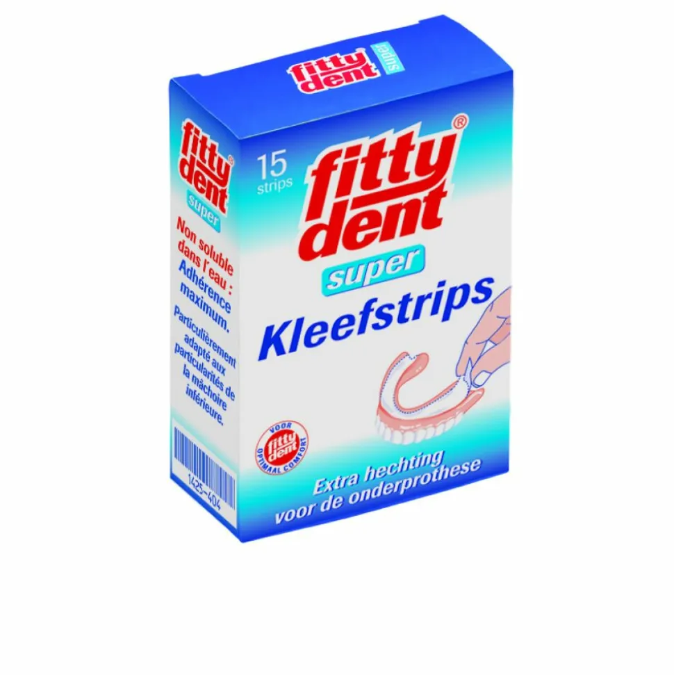 Fittydent Kleefstrips 15 stuks