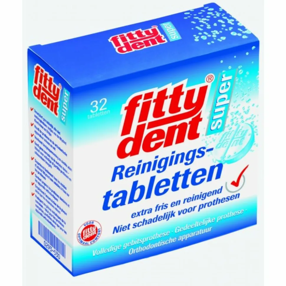 Fittydent Reinigingstabletten 32 stuks