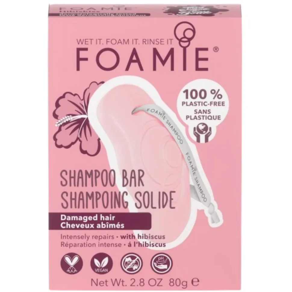 Foamie Shampoo Bar Hibiskiss (Beschadigd Haar)