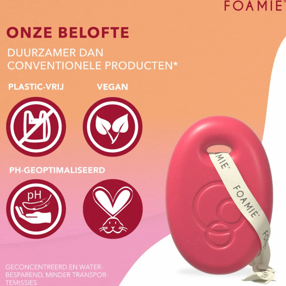 Foamie Shower Bar Berry Basilicious 80 gr