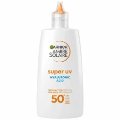 Garnier Ambre Solaire Face Super UV Hyaluronzuur Hydraterende Fluid SPF 50+ 40 ml