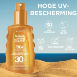 Garnier Ambre Solaire Ideal Bronze Beschermende Melkspray ​SPF 30 150 ml