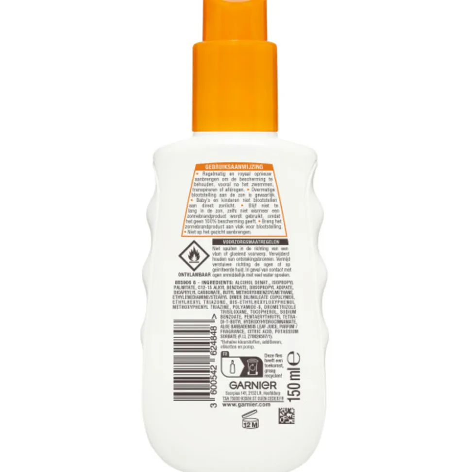 Garnier Ambre Solaire Invisible Protect Transparante Zonnebrandspray SPF 30 150 ml