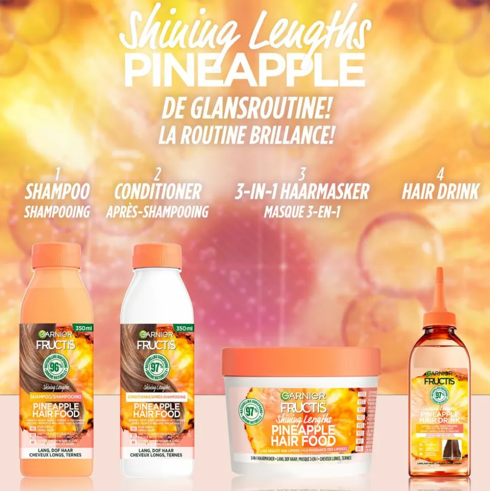 Garnier Fructis Pineapple Hair Food Haarmasker 400 ml