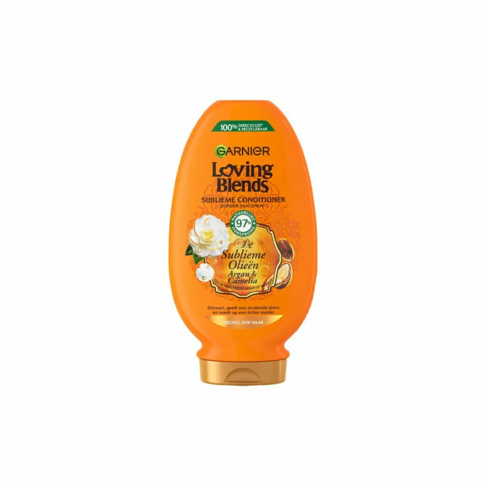 Garnier Loving Blends Argan en Cameliaolie Shampoo - 2x 300 ml & Conditioner 2x 250 ml - Pakket
