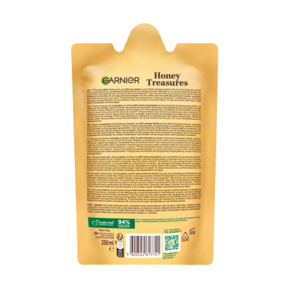 Garnier Loving Blends Honing Goud Shampoo Refill 250 ml