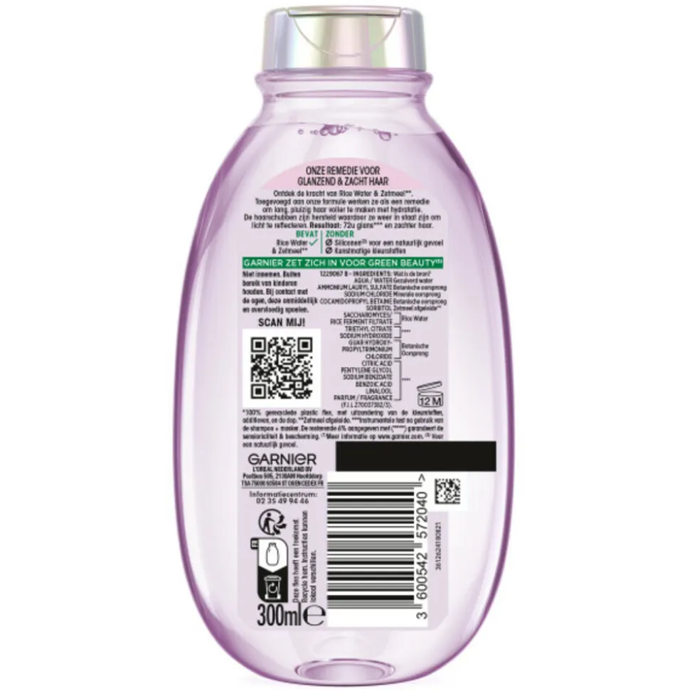 Garnier Loving Blends Rice Water Shampoo 300 ml