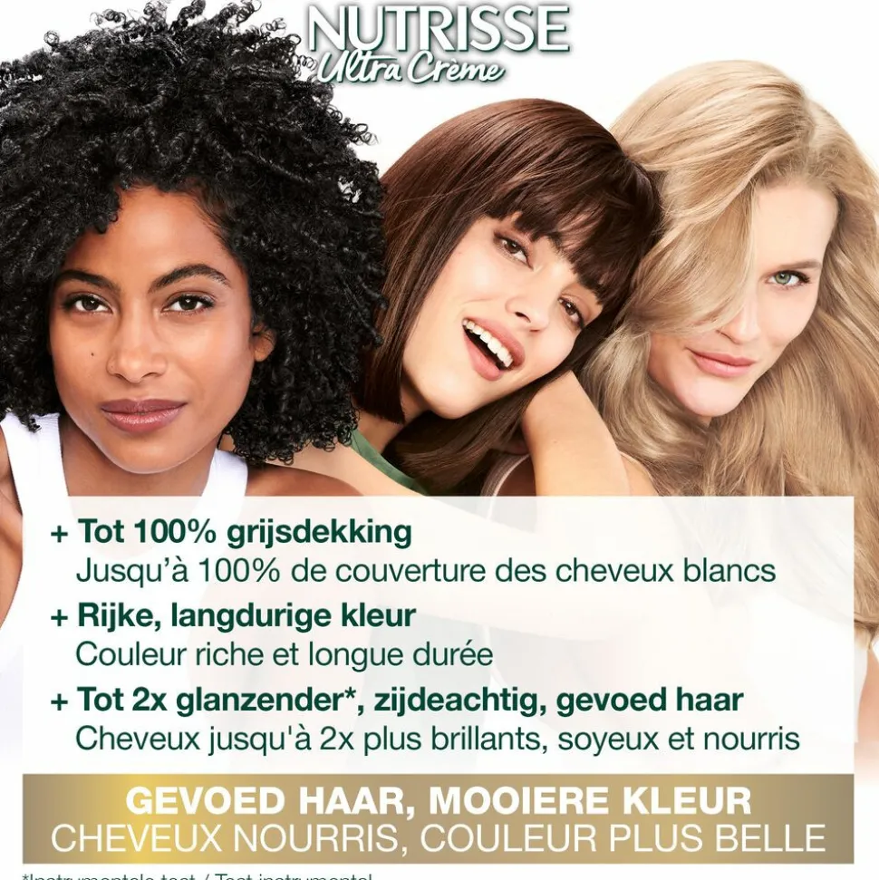 Garnier Nutrisse Ultra Crème Permanente Haarkleuring 6.0 Natuurlijk Donkerblond