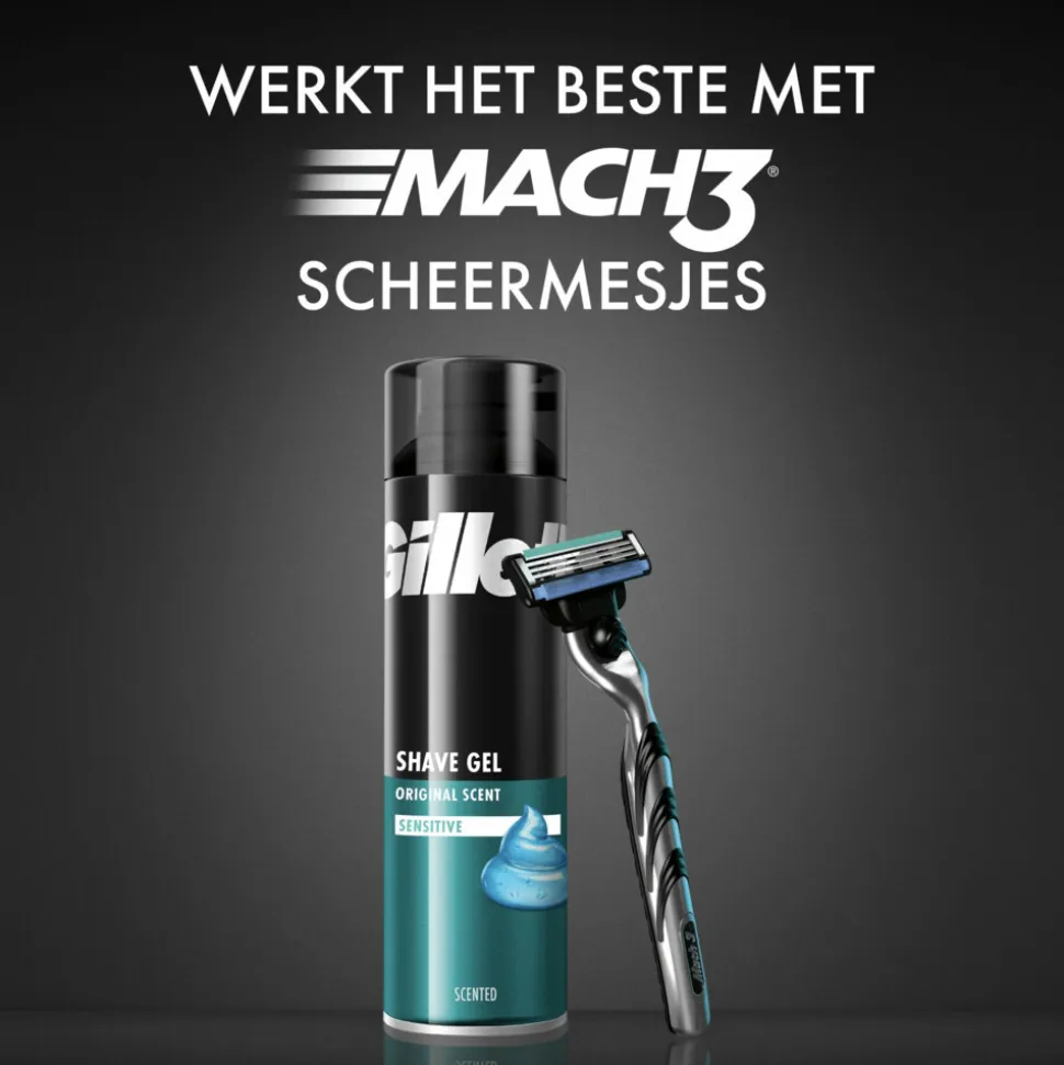 Gillette Gevoelige Huid Scheergel Sensitive 200 ml