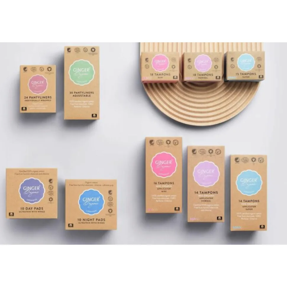 Ginger Organic Tampons Mini 18 stuks