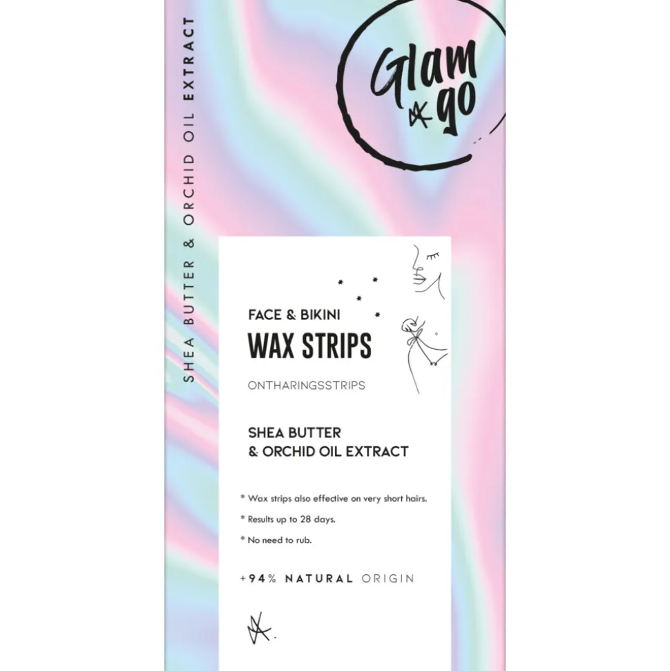 Glam & Go Wax Strips Bikini & Face 20 stuks
