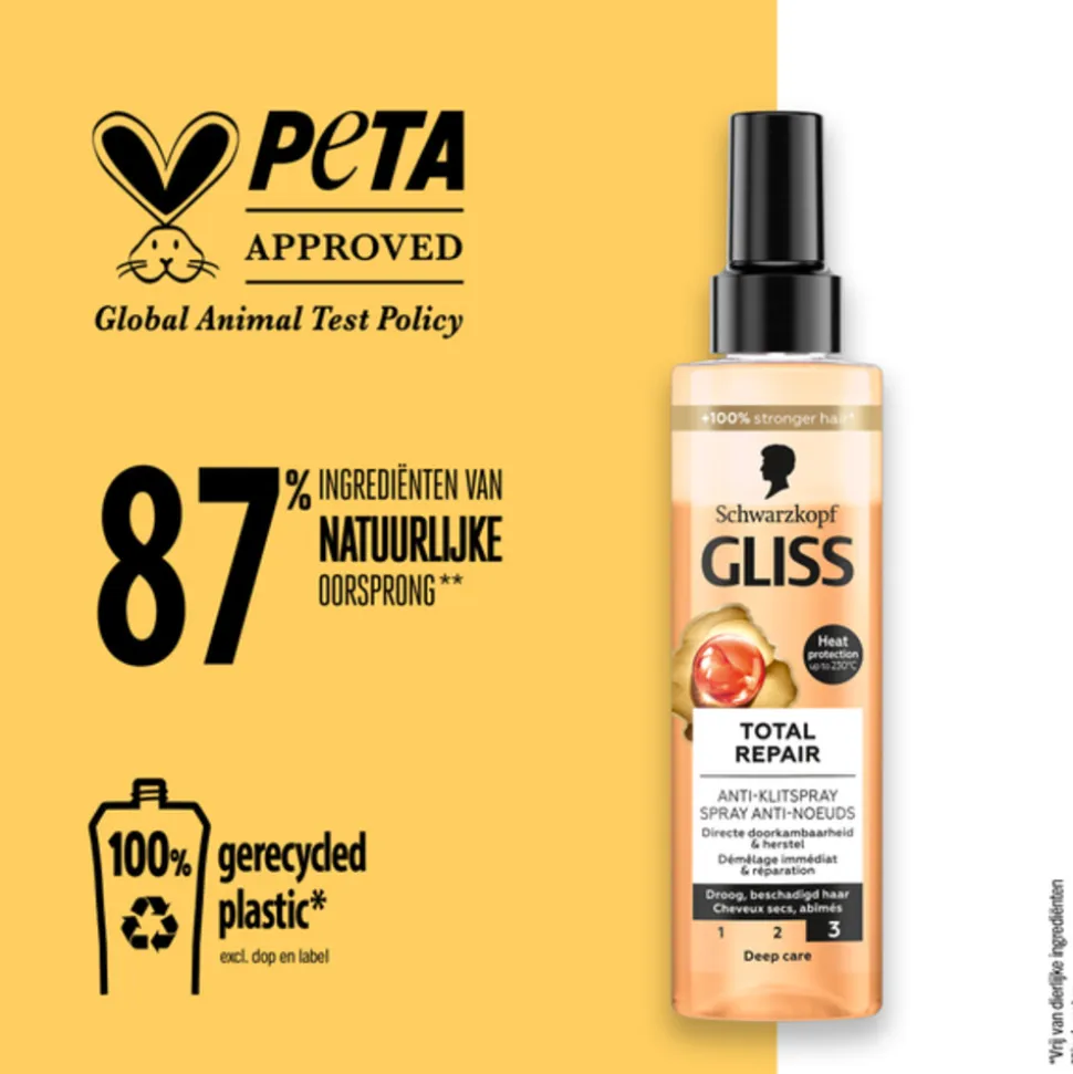 Gliss Anti-klit Spray Total Repair 200 ml