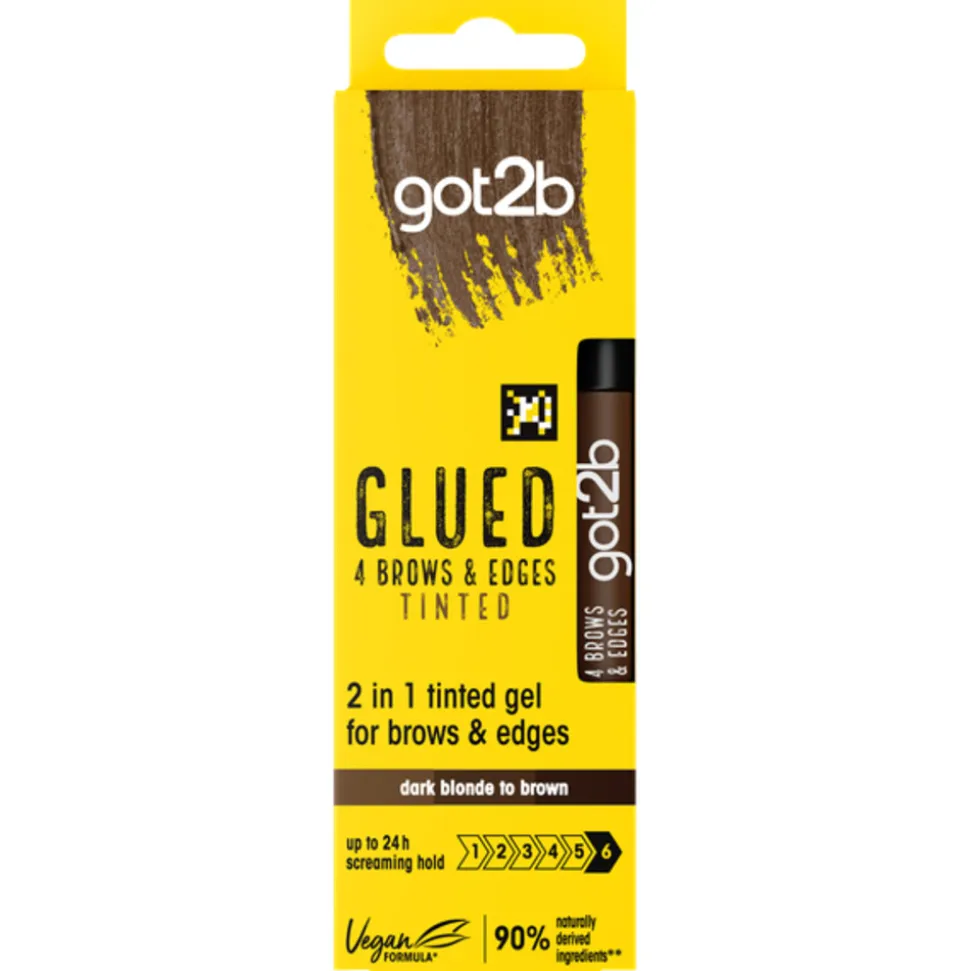 Got2b Glued 4 Brows & Edges Gel Brown 16 ml
