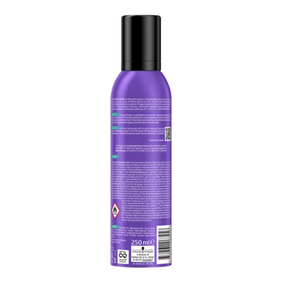 Got2b Volumania 24H Volumizing Mouse 250 ml