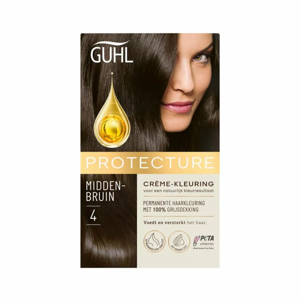 Guhl Beschermende Cremekleuring 4 Middenbruin