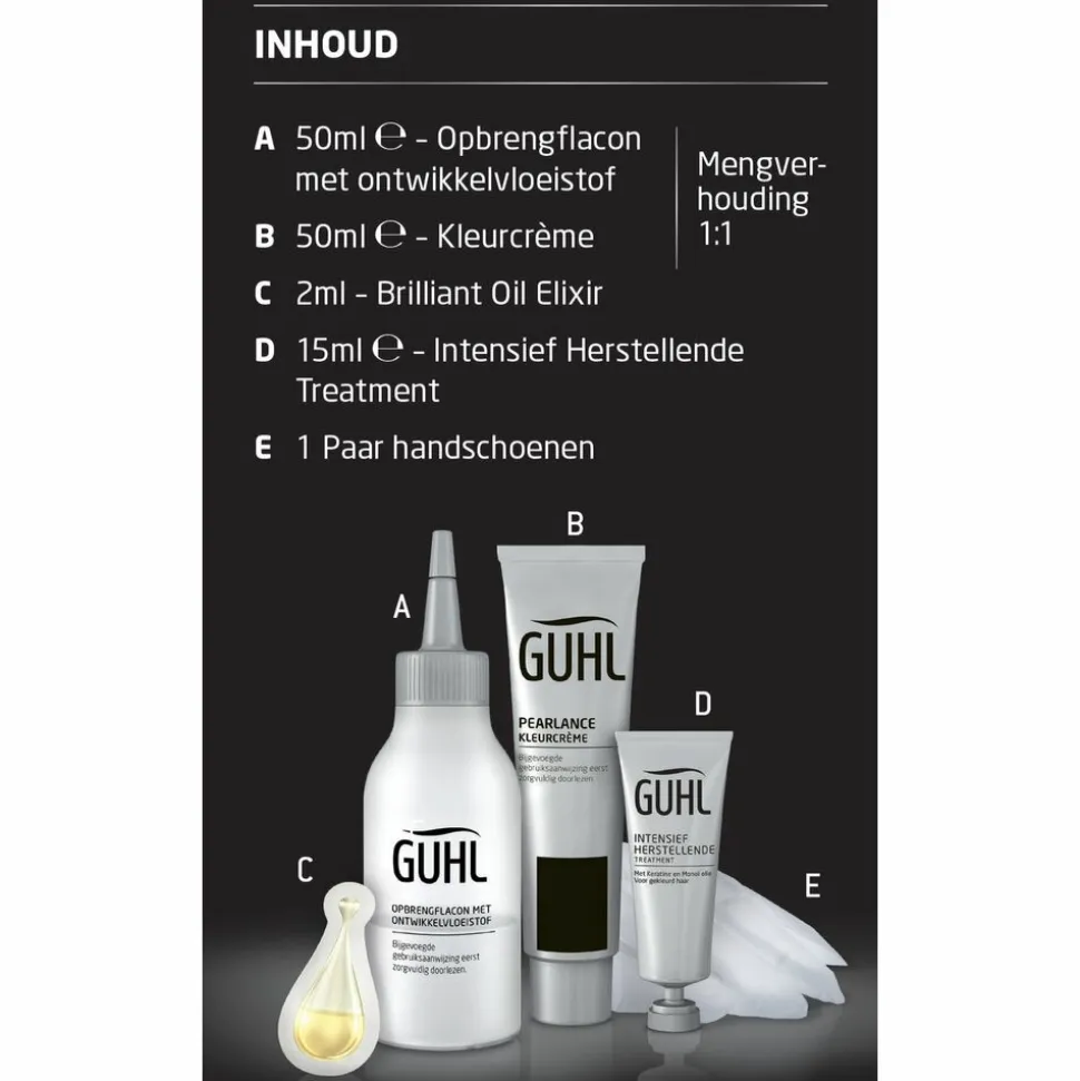 Guhl Pearlance Intensieve Crème-Haarkleuring 52 Lichtgoudbruin Chestnut 117 ml