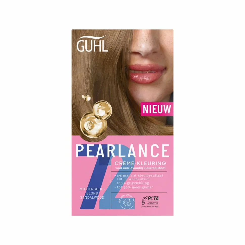 Guhl Pearlance Intensieve Crème-Haarkleuring 72 Middengoudblond Sandalwood