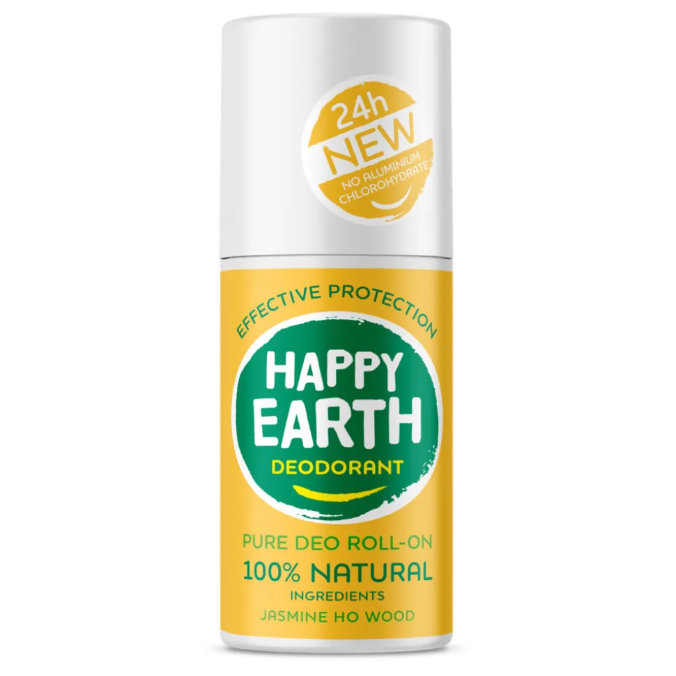 Happy Earth 100% Natuurlijke Deodorant Roller Jasmine Ho Wood 75 ml