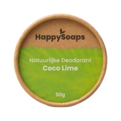HappySoaps Natuurlijke Deodorant Kokos En Limoen 50 gr