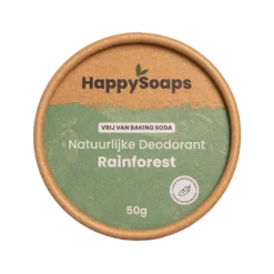HappySoaps Natuurlijke Deodorant Rainforest Zonder Baking Soda 45 gr