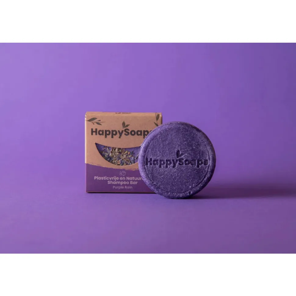HappySoaps Shampoo Bar Purple Rain 70 gr