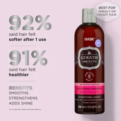 Hask Keratin Protein Smoothing Shampoo 355 ml