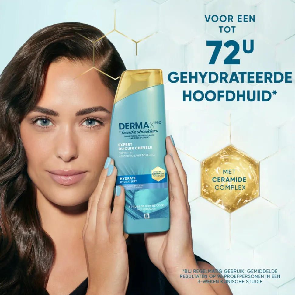 Head & Shoulders Anti-roos Shampoo DERMAxPRO Hydrateert 250 ml