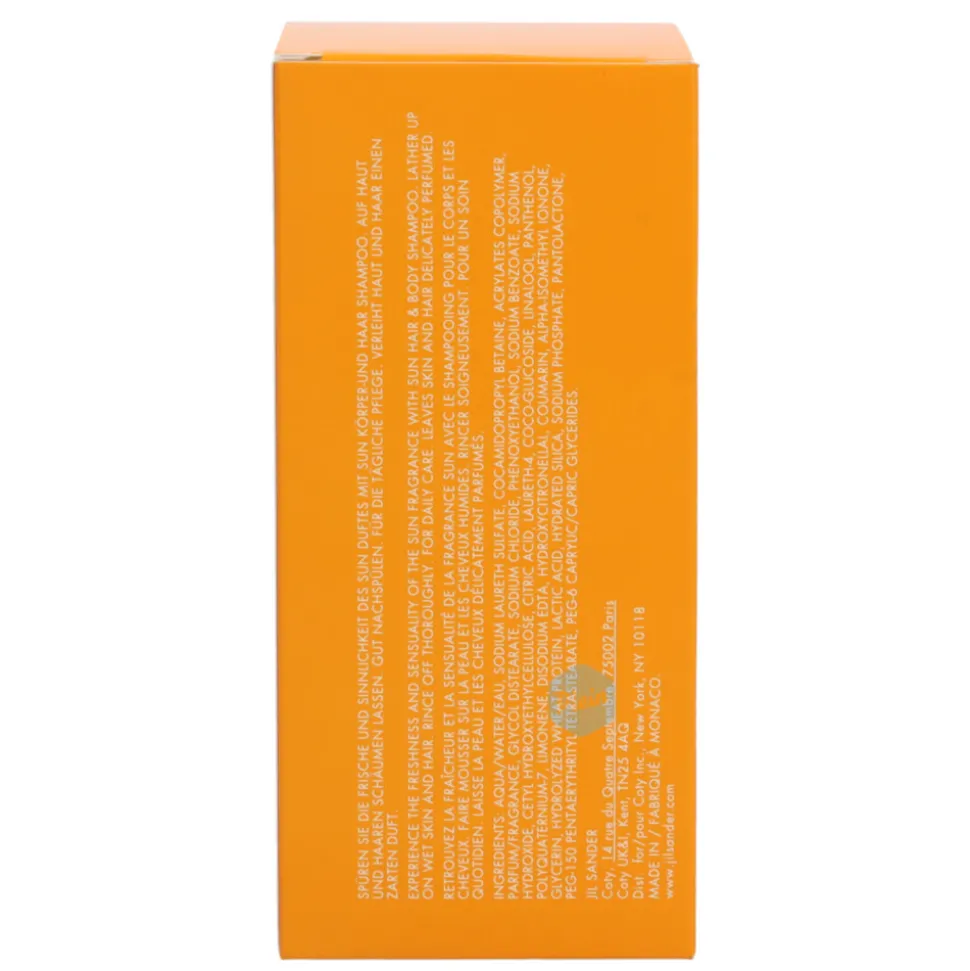 Jil Sander Sun Woman 2-1 Shampoo en Douchegel 150 ml