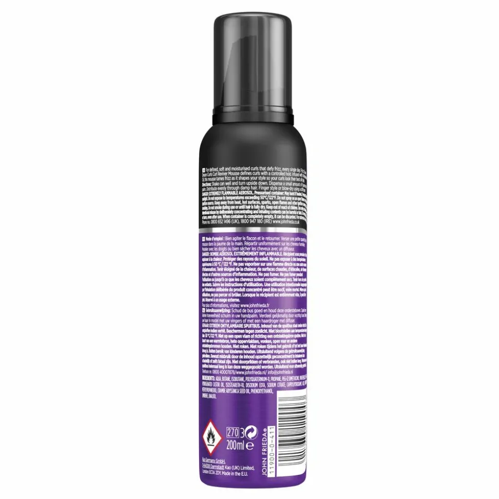 John Frieda Frizz-Ease Dream Curls Reviver Mousse 200 ml