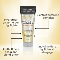 John Frieda Sheer Blonde Highlight Activating Brightening Conditioner 250 ml
