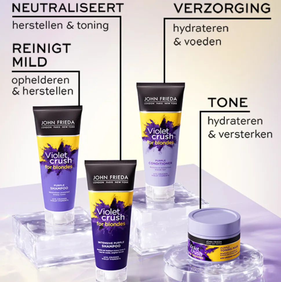 John Frieda Violet Crush Shampoo Intense Purple 250 ml