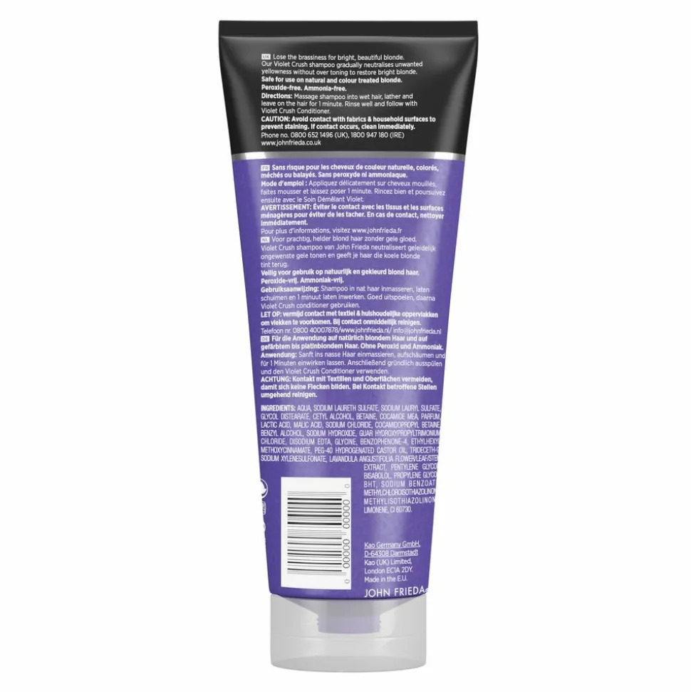 John Frieda Violet Crush Shampoo Purple 250 ml