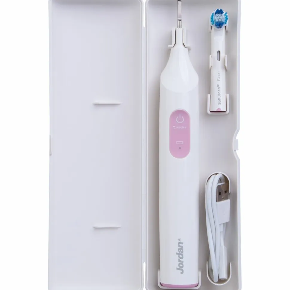 Jordan Elektrische Tandenborstel Clean Smile Roze